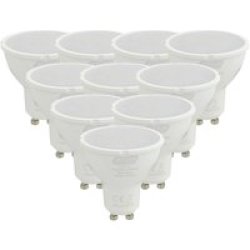 Major Tech 5W LED GU10 Replacement Lamp Warm White Pack Of 10 - L2P-5W