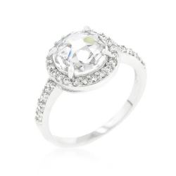 Miss Jewels 2.8ctw Cubic Zirconia Engagement Style Ring
