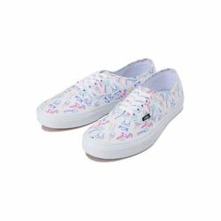 Vans Womens Authentic Sneakers Neon Lights Tropical true White Womens 5