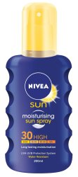 Nivea Sun Moisturising Spray Spf 30 200ML