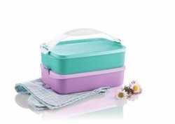 Tupperware Click-to-go Set With Handle 900ML X 2