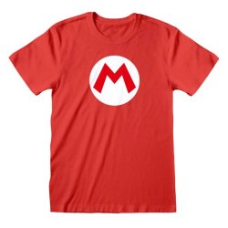 Nintendo - Super Mario - Mario Badge Unisex T-Shirt XL