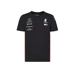 Mercedes AMG Petronas Motorsport 2019 F1 Kids Driver T-Shirt 2019 9-10 Yrs Black