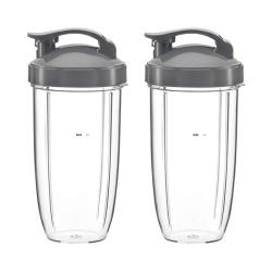 Replacement Nutribullet Cup - 945ML - With Flip Top To-go Lid - 2 Pack