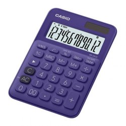 Casio MS-20UC-PL-S-EC Purple 12 Digit Desktop Calculator