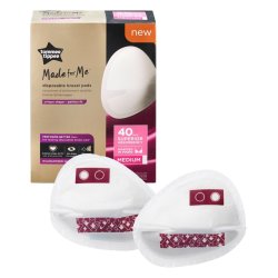 Tommee Tippee - Made For Me - Disposible Breast Pads - Medium X 40