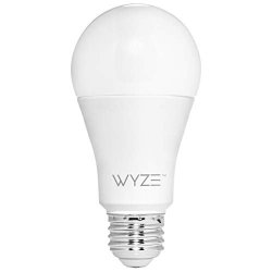 Wyze Bulb 800 Lumen A19 LED Smart Home Light Bulb Adjustable White Temperature And Brightness Works With Alexa And The Google Assistant No Hub Required 1-PACK