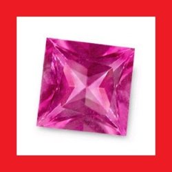 Tourmaline - Nice Pink Princess Facet - 0.165cts
