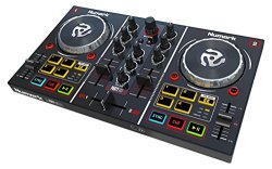 Numark Party Mix Starter DJ Controller With Built-in Sound Card & Light Show & Virtual DJ LE Software