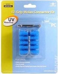 Vantec Ez-grip Molex Connector Kit - Uv Reactive Blue