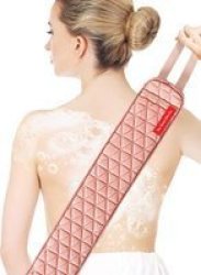 Luxury Deep Cleaning & Exfoliating Back Scrubber Belt For Shower - Pink