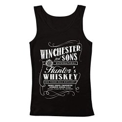 Geek Teez Winchester Hunter's Whiskey Women's Tank Top Black XL