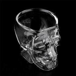 Alicenter Tm MINI Skull Head Shaped Shot Glass Cup Whisky Wine Bar & Party Cup