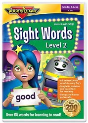 Sight Words Level 2 DVD By Rock 'n Learn: 65+ Words Includes All Primer Dolch Words And Many Fry Words