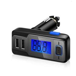 Perbeat BT719P Bluetooth Wireless In-car Fm Transmitter USB Car Charger Radio Adapter Audio Receiver Stereo Music Car Kit Hands Free Call With Micro Sd tf