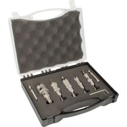 Craft Hole Saw Set Tct 5PC 16 20 22 25.32MM For Metal C w Carry Case
