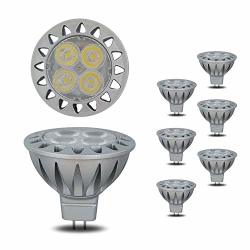 Yamihan MR16 LED Bulbs 4000K Neutral White GU5.3 MR16 12V 5W LED Spotlight Bulb For Outdoor Landscape Replace 20W 35W Halogen Equivalent Non Dimmable