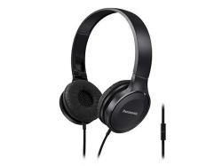 Panasonic Lightweight Headphones With Microphone Call Controller And 3.9 Ft Audio Cord Compatible With Iphone Blackberry Android - RP-HF100M-A - On