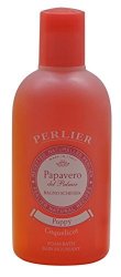 Perlier: "papavero Del Palmir" Foam Bath Poppy Scent 16.9 Fluid Ounces 500ML Bottle Italian Import