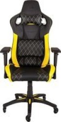 T1 Race Gaming Chair Black & Yellow