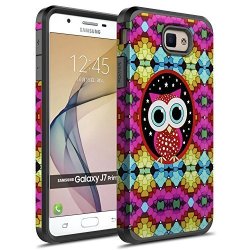 J5 Prime Case Galaxy ON5 2016 Case Rosebono Hybrid Dual Layer Shockproof Hard Cover Graphic Fashion Cute Colorful Silicone Skin Case For Samsung Galaxy