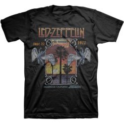 LED Zeppelin - Inglewood Unisex T-Shirt - Black Large
