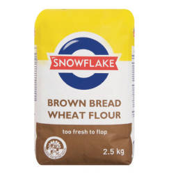 Snowflake Brown Bread Wheat Flour 1 X 2.5KG