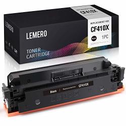 Lemero Compatible Toner Cartridge Replacement For Hp 410A 410X CF410A CF410X - For Hp Color Laserjet Pro Mfp M477FNW M477FDW Pro M452DW M452NW M452DN