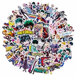 My Hero Academia Stickers 143 Pcs Waterproof Anime Stickers Collectibles Car Snowboard Bicycle Luggage Pad Macbook Water Bottle Skateboard Stickers Anime Lover Gift