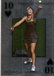 Caroline Wozniacki - Ace Authentic 2011 -"royal Flush" Foil Insert Card Rf18