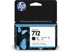 HP 712 38ML Black Designjet Ink Cartridge For T200 And T600 Series