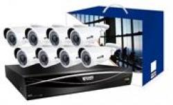 Kguard 16 Channel Hd Series + 8 Cameras Combo Kit Hybrid Dvr Supports 16ch Analoge & 8 Ch Ip Cameras