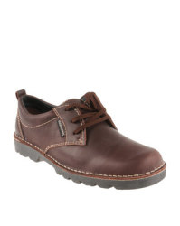 Grasshoppers Sahara Leather Lace Up Shoe Chocolate Brown