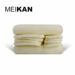 Meikan Toe Cotton Two Finger Ankle Cycling Socks - Milky White Women