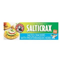 Bakers Salticrax Crackers With Mediterranean Herbs 200G