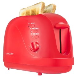 LOGIK 2 Slice Toaster_red RSH-080472