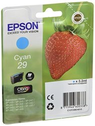 Epson 29 Claria Home Strawberry Ink Cartridge - Cyan