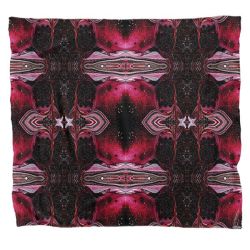 Red Galaxy Light Weight Fleece Blanket By Nathan Pieterse