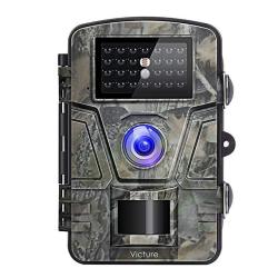 Victure Trail Game Camera With Night Vision Motion Activated 1080P 12M Hunting Camera With Upgraded Waterproof IP66 0.5S Trigger Time For Outdoor Surveillance And