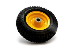 30mm Wheel Pneumatic Tyre Metal Center 25mm ID Ball Bearing