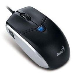 Genius Cam Ambidextrous Wired Optical Mouse Black