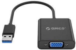 Orico - USB 3.0 To Vga Adapter - Black
