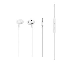 Volkano Stannic 2.0 Series Aux Earphones With Microphone - White