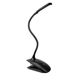 LED Clip On Book Light Study Lamp With Flexible Gooseneck Adjustable Brightness 3 Levels Rechargeable Eye-caring Colorful Dimmable Study Lamp For Bedroom Study Office
