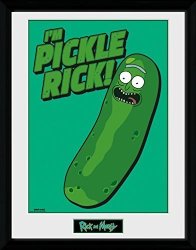 1ART1 GmbH Rick And Morty Framed Collector Poster - I'm Pickle Rick 16 X 12 Inches