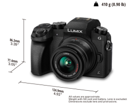 Panasonic Lumix DMC-G7KGC 14-42 Lens Mirrorless Camera: Kit