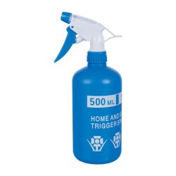 Spray Bottle - Trigger Sprayer - Bpa Free Plastic - Blue - 500ML - 4 Pack