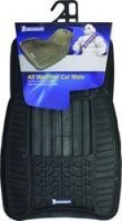 - All Weather Car Mat Set - Black