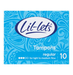Lil-Lets Tampons Regular 1 X 10'S