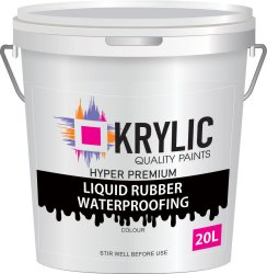 Hyper Premium Liquid Rubber Waterproofing - 5LT Light Grey